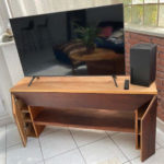 meuble TV avec tiroir et portes